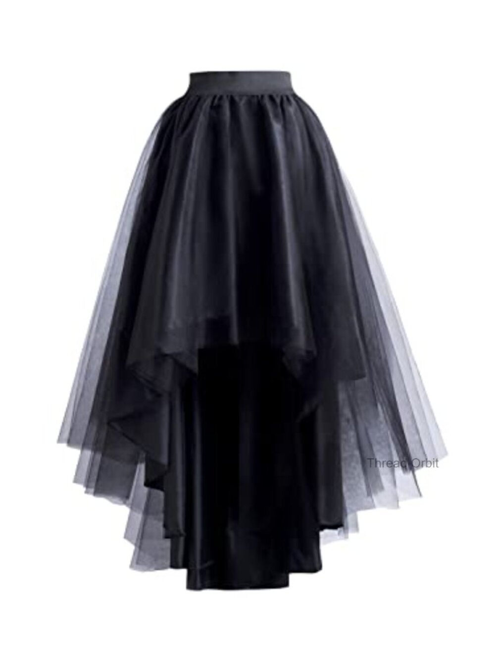 High Low Tulle Skirt Lace Up Prom Wedding Party Mesh
